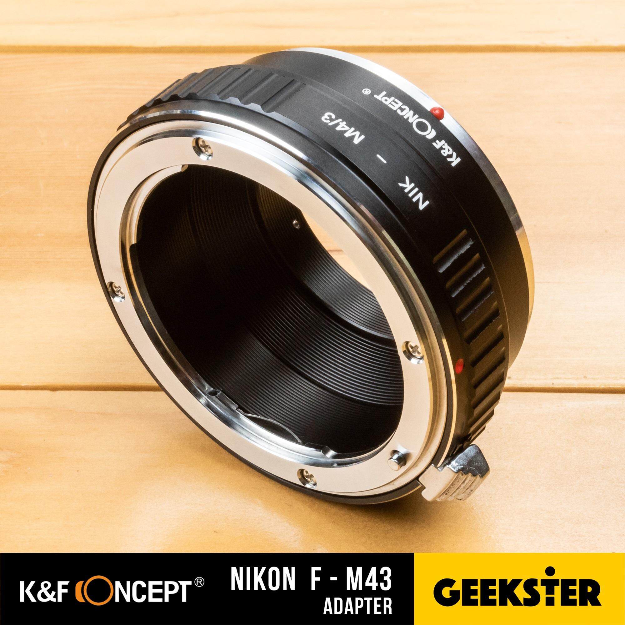 K&F NIK F-M43 Adapter แปลงเลนส์ Nikon F ( Ai / Ais ) เพื่อเอามาใส่กล้อง Olympus และ Panasonic Mirrorless ได้ทุกรุ่น ( Lens mount adapter Nikon Mount Ai / Ais For Olympus / Panasonic Lumix ) ( เมาท์แปลง ) ( NIK F-M43 / NIK F-M4/3 ) ( Geekster )
