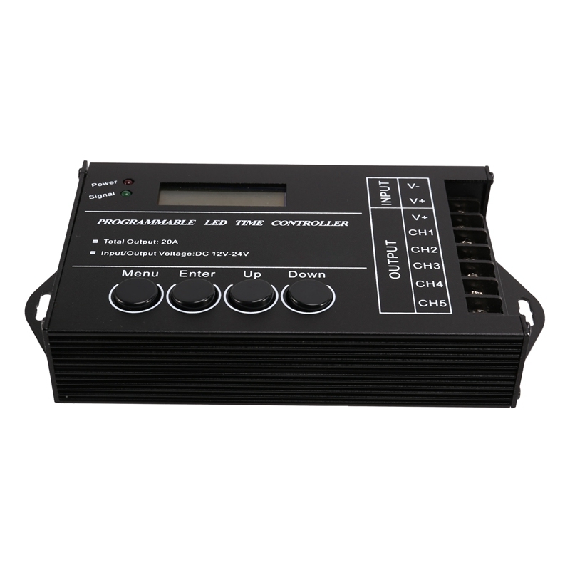 Bảng giá TC420 Time programmable RGB LED Controller DC12V-24V 5 Channel LED Timing dimmer Phong Vũ