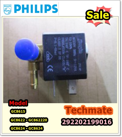 อะไหล่ของแท้/วาล์วน้ำเตารีฟิลลิปส์/Philips/VALVE SOLENOID NC 230V AC 50HZ/292202199016