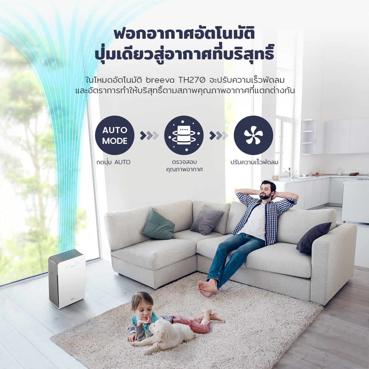 Tcl Breeva Th270 เคร องฟอกอากาศสำหร บบ านของค ณ แผ นกรอง Hepa13 แท เหมาะก บห องน งเล น ห องนอนพร อมระบบตรวจสอบค ณภาพอากาศ โหมดฟอกอากาศอ ตโนม ต ข ดความสามารถในการฟอกคว น ฝ น ละอองต างๆ ได ถ ง 99 97 เหมาะก บขนาดห อง 25 40 Lazada Co Th Tcl Breeva Th270 เคร องฟอกอากาศสำหร บบ านของค ณ แผ นกรอง Hepa13 แท เหมาะก บห องน งเล น ห องนอนพร อมระบบตรวจสอบค ณภาพอากาศ โหมดฟอกอากาศอ ตโนม ต ข ดความสามารถในการฟอกคว น ฝ น ละอองต างๆ ได ถ ง 99 97 เหมาะก บขนาดห อง 25 40 Lazada Co Th