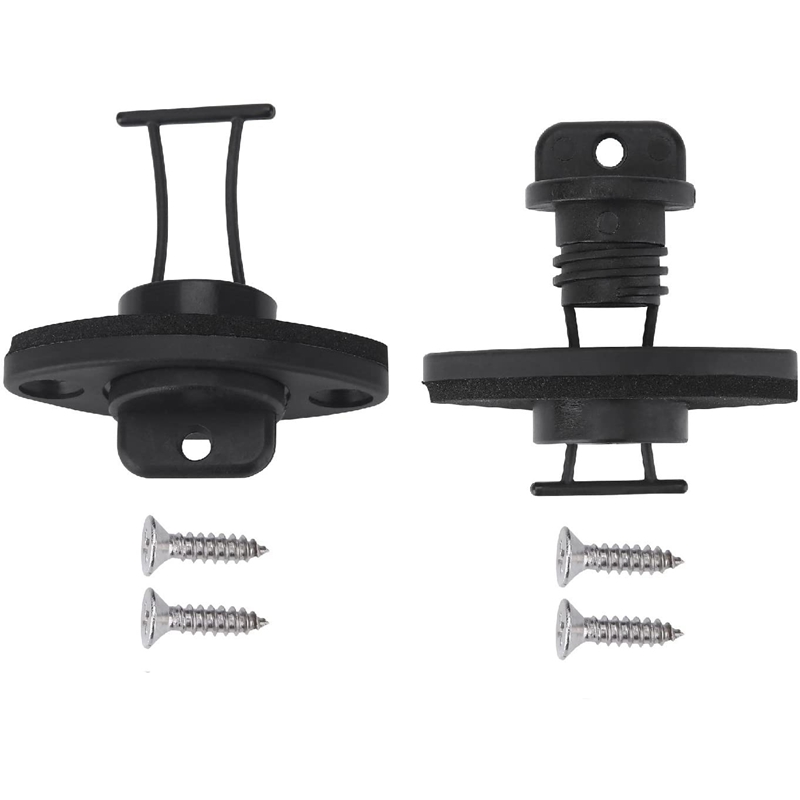 4 Pcs Kayak Canoe Boat Hull Coarse Thread Drain Plug Kit Stop Water for ...