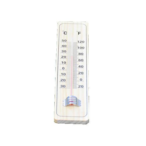 Pang เทอร์โมมิเตอร์ ปรอท วัดอุณหภูมิ 8 นิ้ว ไม้แท้ คละแบบ