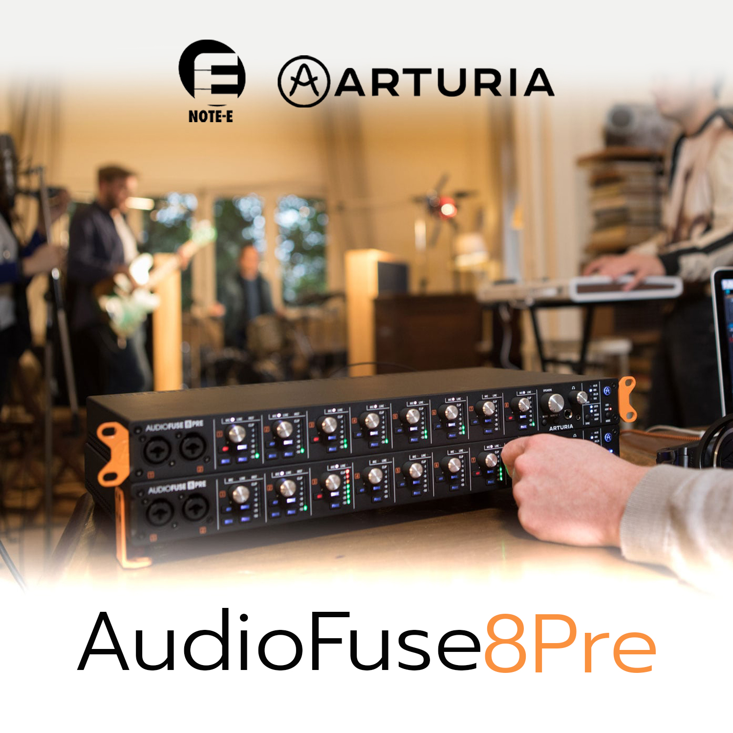 อุปกรณ์บันทึกเสียง Arturia AudioFuse 8 pre
