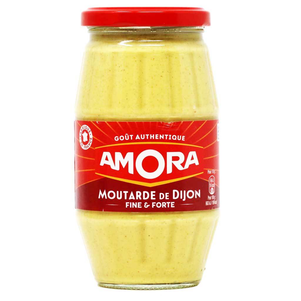 Amora Dijon Mustard Fine&Forte อโมร่า มัสตาร์ด 440g.