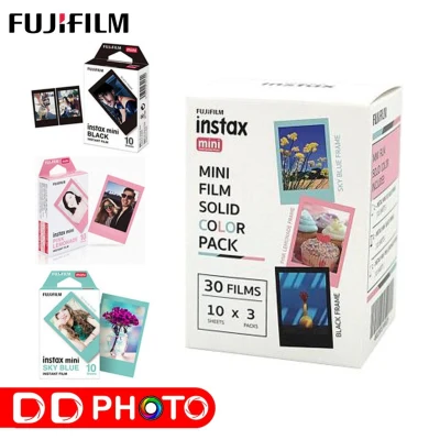 Fujifilm Film instax mini Film Solid Colour ฟิล์มโพราลอยด์ 30 แผ่น / แยกขาย 10 แผ่น