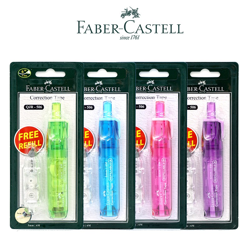 เทปลบคำผิด Faber-Castell รุ่น QJR-506 (ราคา/ ด้าม)