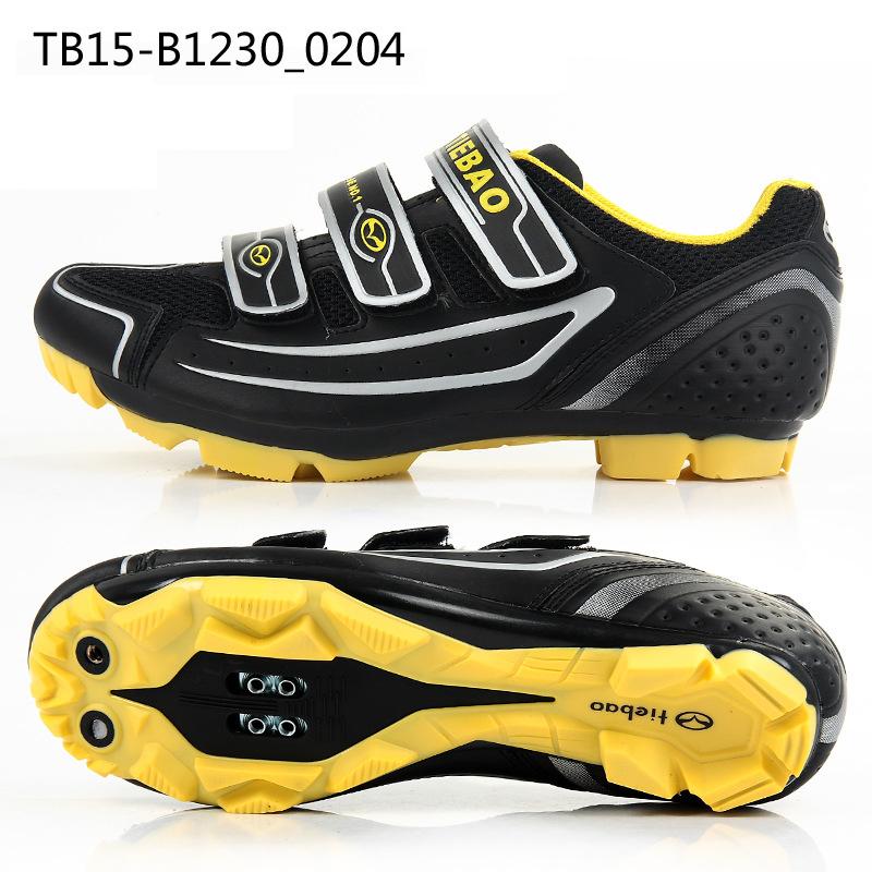 รองเท้าจักรยานเสือภูเขา TIEBAO รุ่น TB15-B1230 สีดำเหลือง