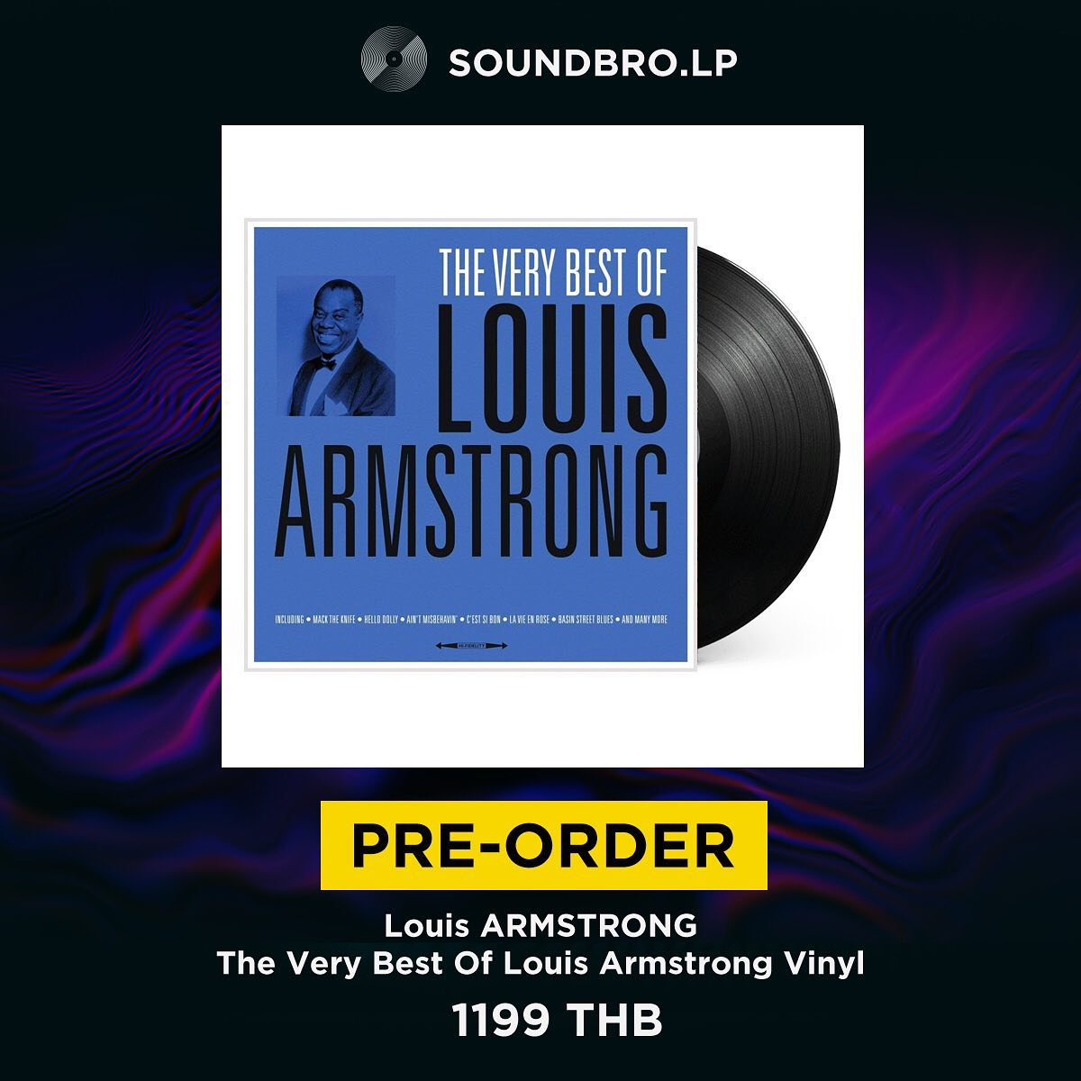 [Pre-Order 14-35 วัน] แผ่นเสียง ใหม่  - Louis ARMSTRONG - The Very Best Of Louis Armstrong Vinyl