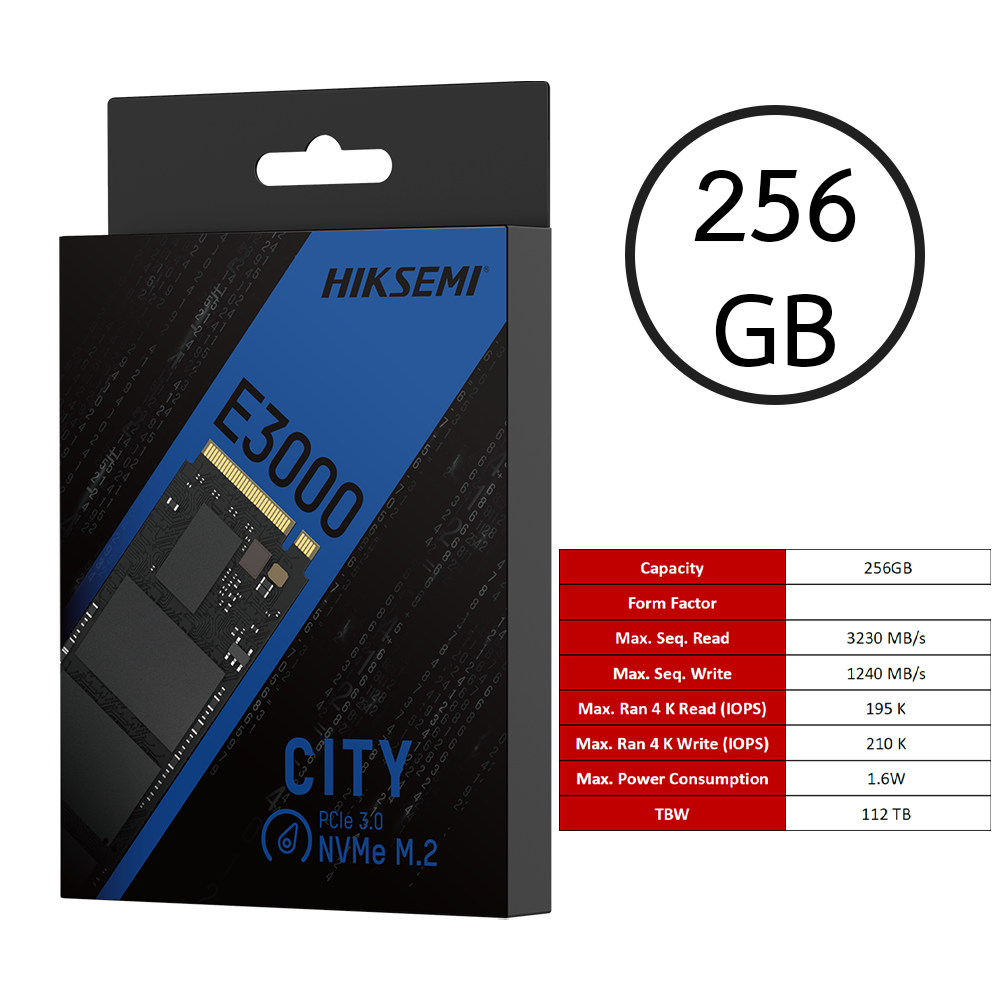SSD M 2 NVME Hikvision Hiksemi E3000 City ssd-m-2-nvme-hikvision-hiksemi-e3000-city