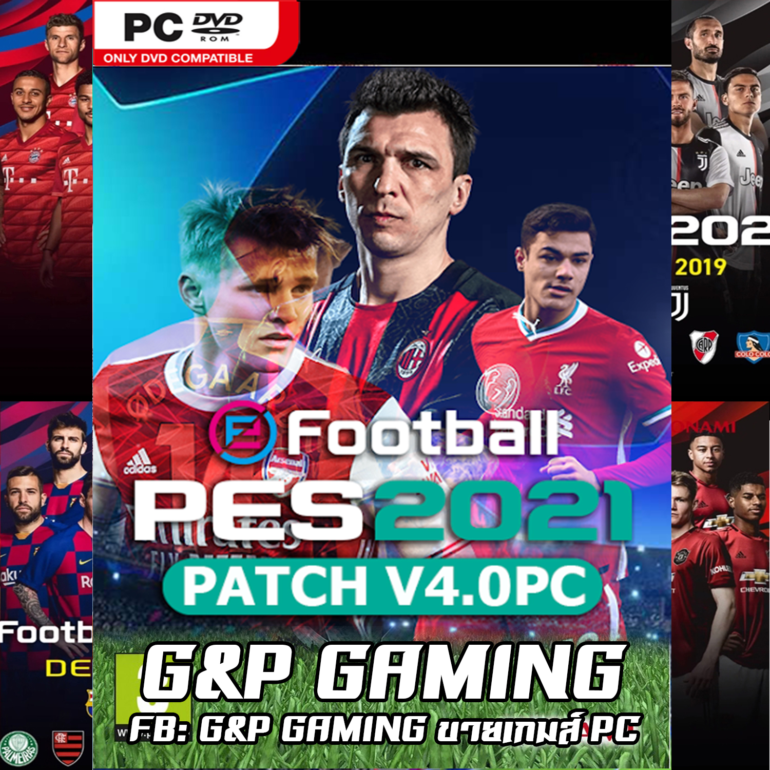 [PC GAME] แผ่นเกมส์ PES 2021 / Pro Evolution Soccer 2021 PATCH V4.0 PC