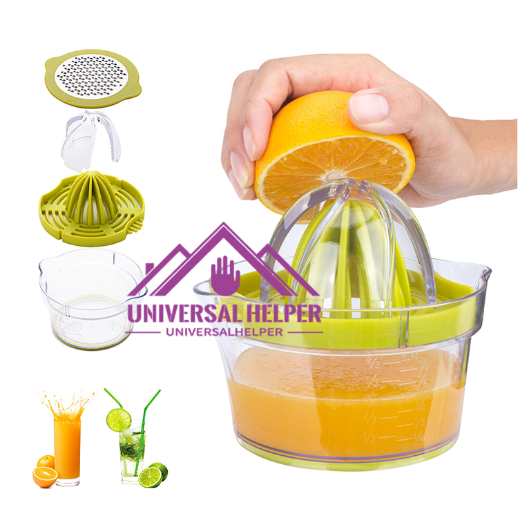ที่คั้นน้ำส้ม เครื่องคั้นน้ำส้ม ขูดขิง แยกไข่ เครื่องคั้นน้ำผลไม้ ที่คั้นอเนกประสงค์ 4in1 Multi-Function Manual Juicer