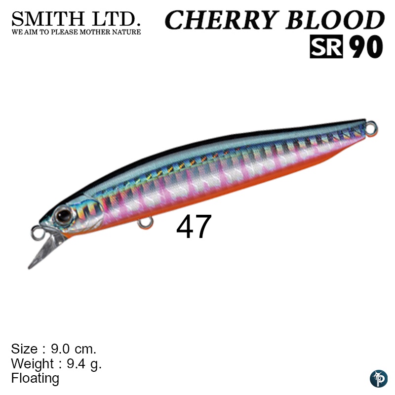Smith Cherry Blood MD 90S #51-Invisible playing cards*เหยื่อปลั๊ก - 7 SEAS  PROSHOP (THAILAND)