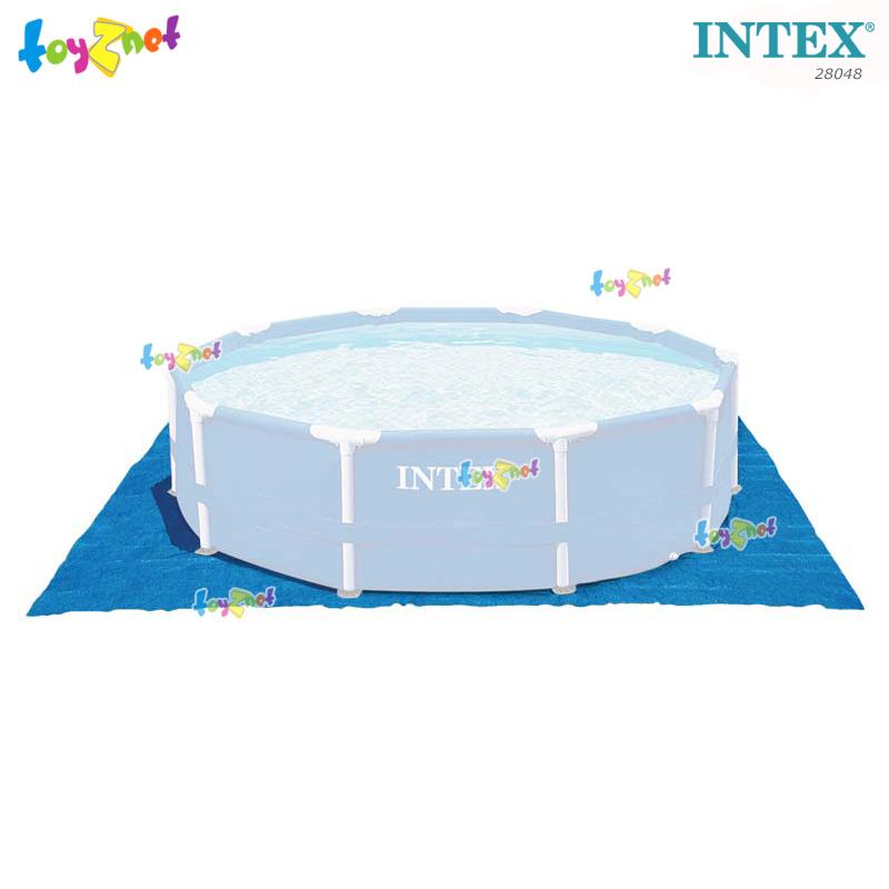 Intex ส่งฟรี ผ้าปูรองพื้นสำหรับวางสระ 4.72x4.72 ม. รุ่น 28048