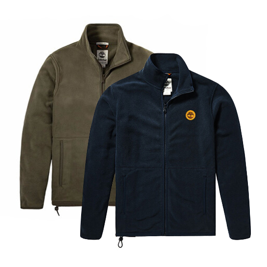 Timberland Men's MIX MEDIA CSL FULL-ZIP FLEECE JACKET เสื้อแจ็คเก็ต (TBLA2EX6)