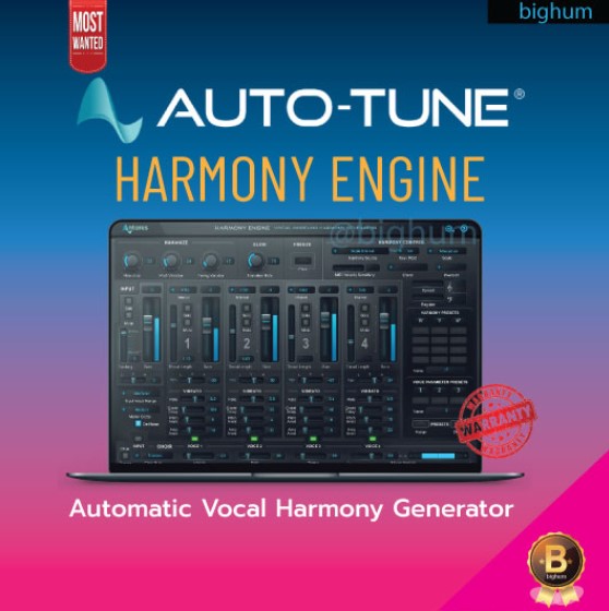 Autotune Harmony Engine Automatic Vocal Harmony Generato MacOS ( Mac ) ( ทักแชท Read chat