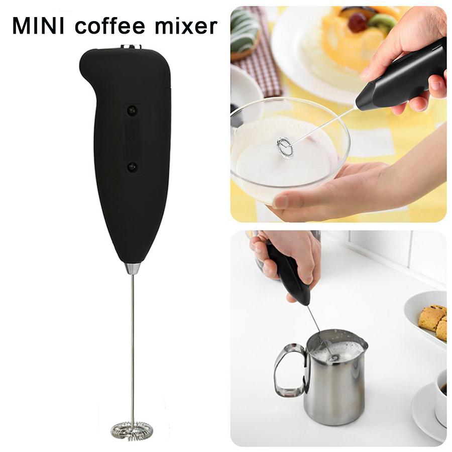 เครื่ื่องตีปั่นผสมนมในกาแฟ ไข่ไก่ ใช้ไฟฟ้า ขนาดมินิ Electric small mixer, milk, coffee and egg mixer Beautiez