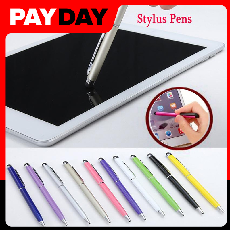 ปากกาหน้าจอสัมผัส Metal Capacitive Touch Screen Stylus Pen for Phone Ipad Tablet Pens Metal Universal Capacitive Touch Screen Stylus Pen Pens ALL touch screen devices