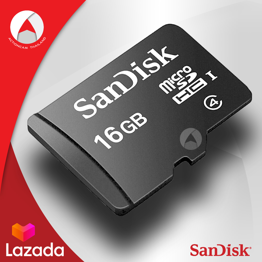 ราคา Sandisk Memory Card Micro Sd Class 4 16gb Sdhc Sdsdqm016gb35 เมมโมรี่ การ์ด แซนดิส 8352