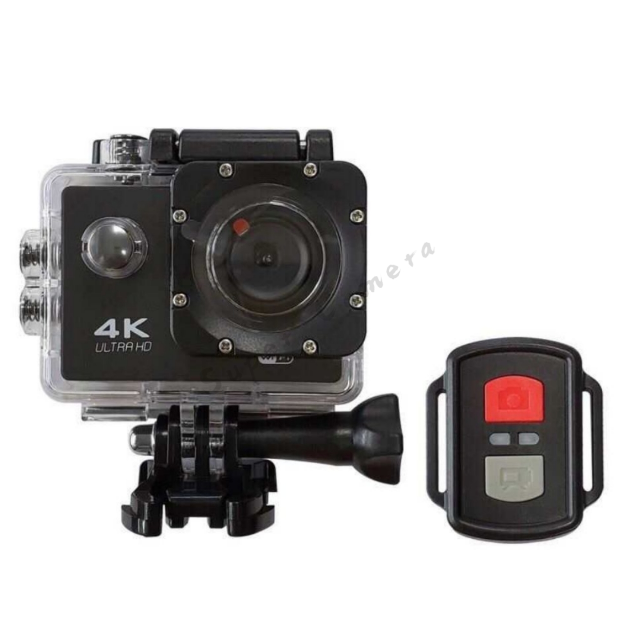 Action Camera 4K wifi กล้องติดหมวก กล้องกันน้ำ ป้องกันการสั่น พร้อมรีโมท (สีดำ,เหลือง，สีน้ำเงิน) ของแท้