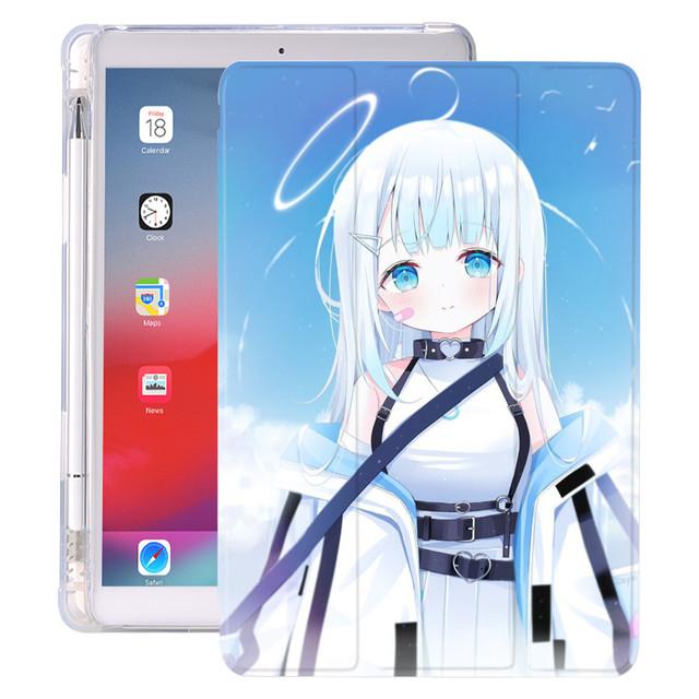 Anime for iPad Mini 6 Pro 11 12.9 10.5 Fundas Pencil Holder Coque
