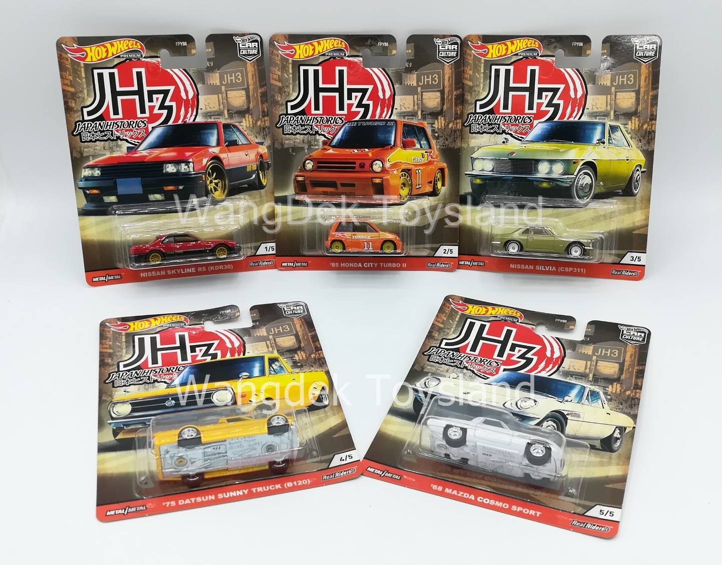 Hot Wheels JH3 日本ヒストリックス 5台セット Hot Wheels JH3 5台