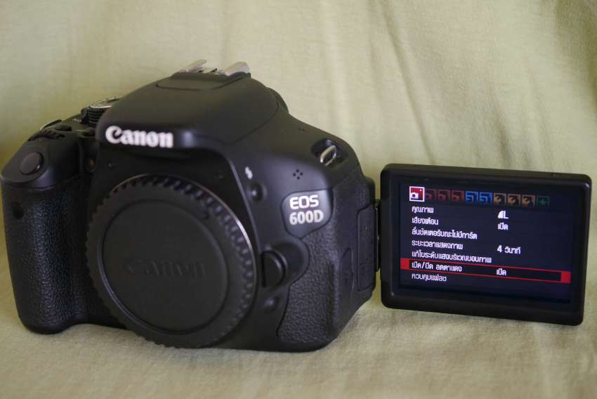 Canon EOS Rebel T3i EOS 600D Body Only Kiss X5 ตัวกล้อง Black Body ตัว