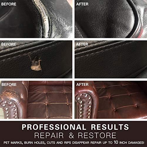 ARCSSAI Vinyl and Leather Repair Kit Restorer of Your Furniture, Car