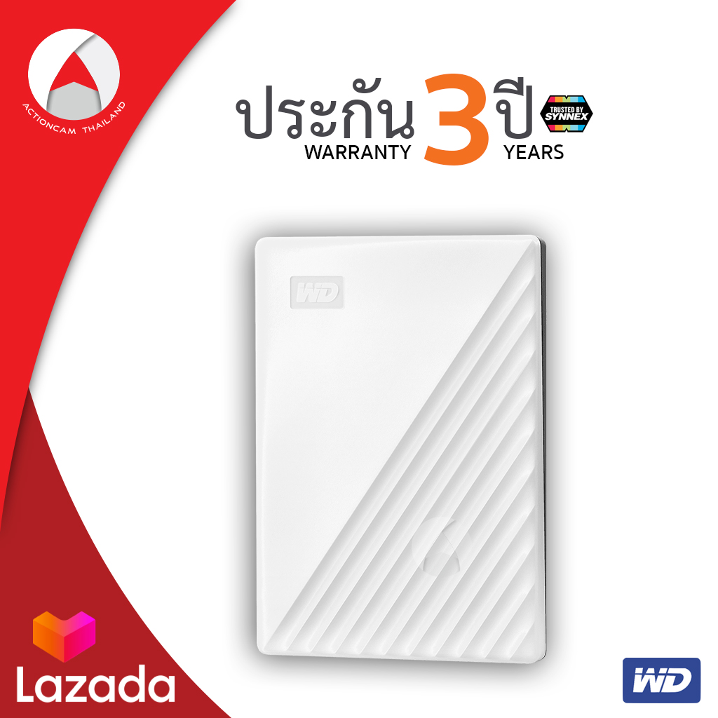 WD External Harddisk 1TB ฮาร์ดดิสก์แบบพกพา รุ่น NEW My Passport 1 TB, USB 3.0 External HDD 2.5 Wd External Harddisk 1Tb ฮาร์ดดิสก์แบบพกพา รุ่น New My Passport 1 Tb, Usb 3.0 External Hdd 2.5