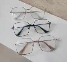 ภาพขนาดย่อของสินค้าGlasses filter light blue color 100% fashion glasses frame filter light