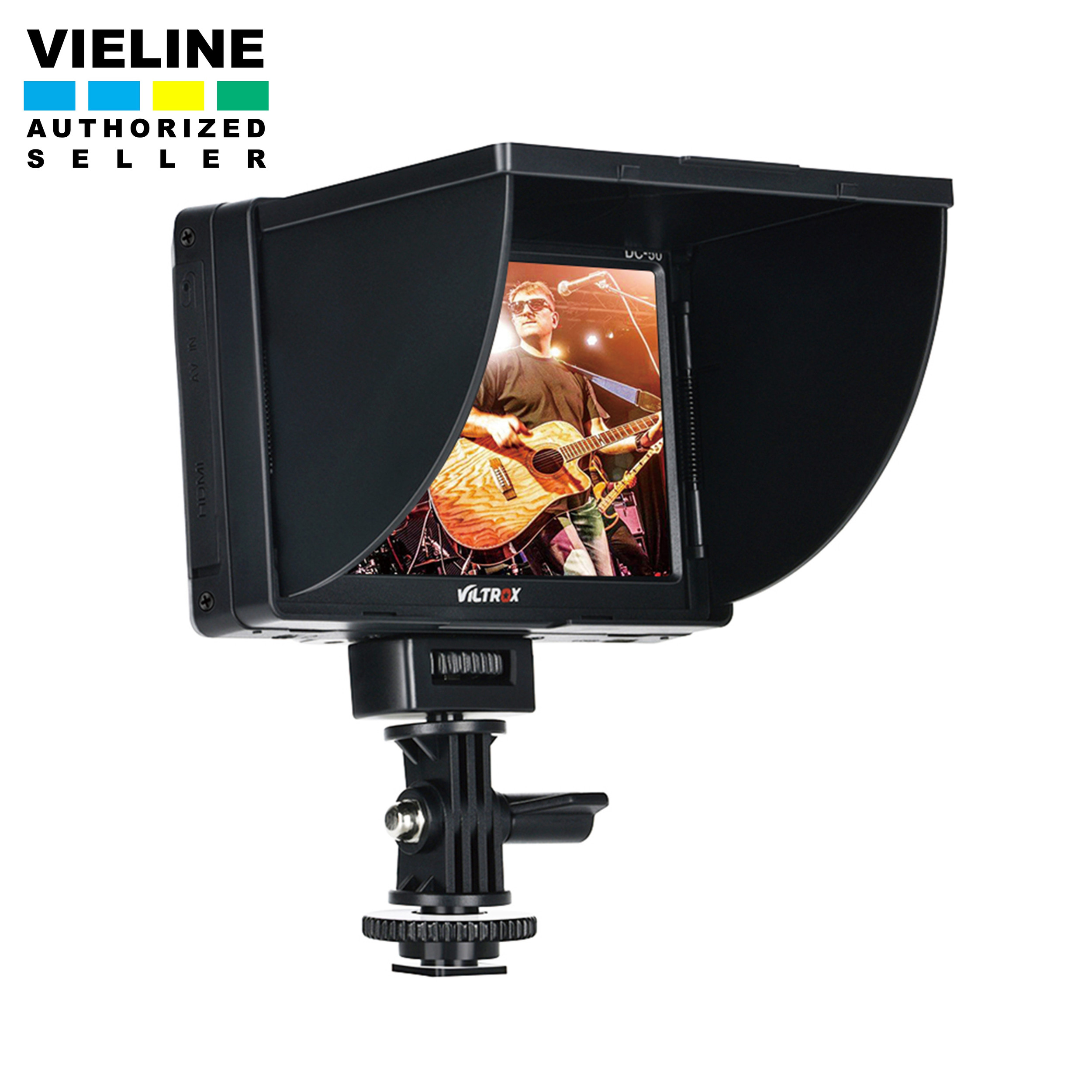 [vieline] หน้าจอมอนิเตอร์ อุปกรณ์หน้าจอมอนิเตอร์สําหรับกล้อง Viltrox DC-50 HD Clip-on LCD 5นิ้ว สำหรับCanon Nikon Sony DSLR Camera DV