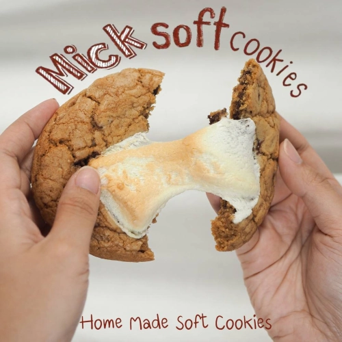 Mick Soft Cookies - คุกกี้นิ่ม ซอฟคุกกี้ ชอคโกแลต แมคคาเดเมีย โฮมเมด Homemade Chocolate Soft Cookie Macadamia Wital