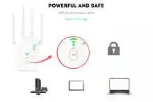 ภาพขนาดย่อของภาพหน้าปกสินค้าตัวขยายสัญญาณ wifi ตัวรับสัญญาณ wifi ขยายสัญญาณ 4 ตัวมีความเข้มแข็ง สัญญาณ wifi 1 วินาที ระยะการรับส่งข้อมูล 2000bps 5G/2.4 Ghz ตัวกระจายwifiบ้าน ตัวปล่อยสัญญาwifi ตัวกระจายwifiบ้าน ขยายสัญญาณ wifi wifi repeater จากร้าน SHIYIY บน Lazada ภาพที่ 6