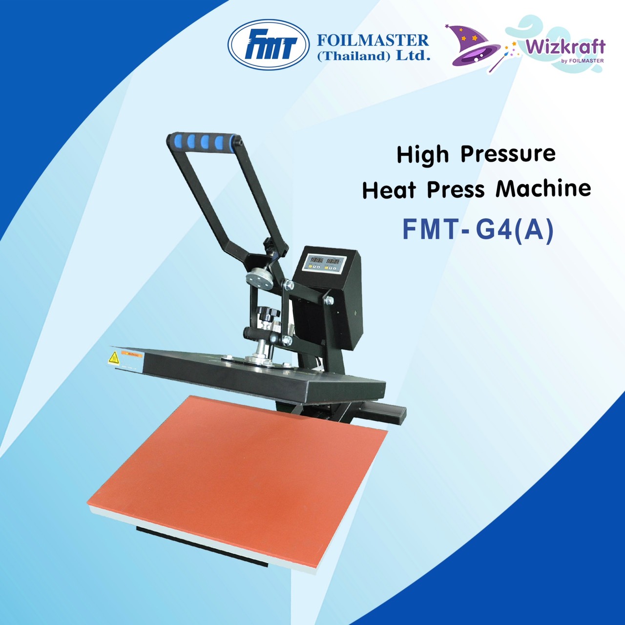 เครื่องรีดความร้อน High Pressure Heat Press Machine รุ่น : FMT-G4(A)