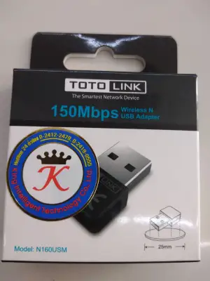 ตัวรับสัญญาณWi fi TOTO LINK 150Mbps ใช้เชื่อมต่อต่อคอมพิวเตอร์
