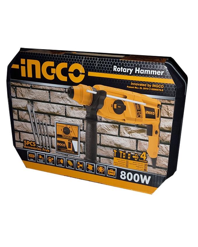 INGCO สว่านโรตารี่ 26มม 800W รหัส RGH9028 Industrial Rotary Hammer