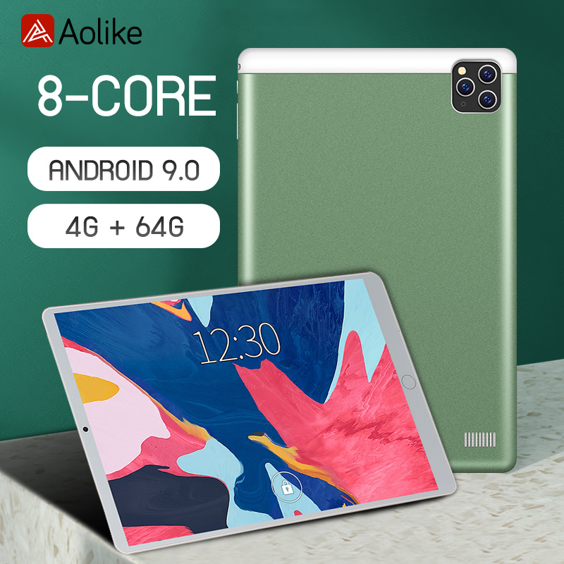 Tablet android9.0，หน่วยประมวลผล 8-core กล้องความละเอียดสูง 3ตัว 4G + WIFI ， แท็บเล็ต   ชิปอันทรงพลัง , คุณภาพระดับ HD,  Aolike-S11A