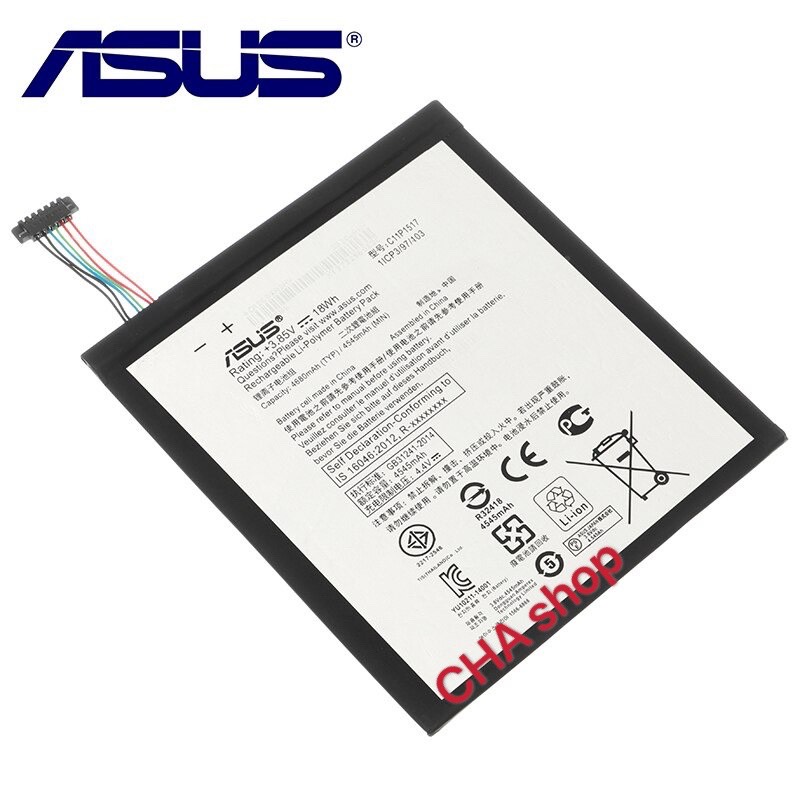 0B200-01580200 Batteria C11P1517 ASUS ZenPad 10 Z300M  P00C  Z300CN P01t Z0310m Z301ml Zd301mfl Z301m P028 Z301mf 385v 18wh 4680m