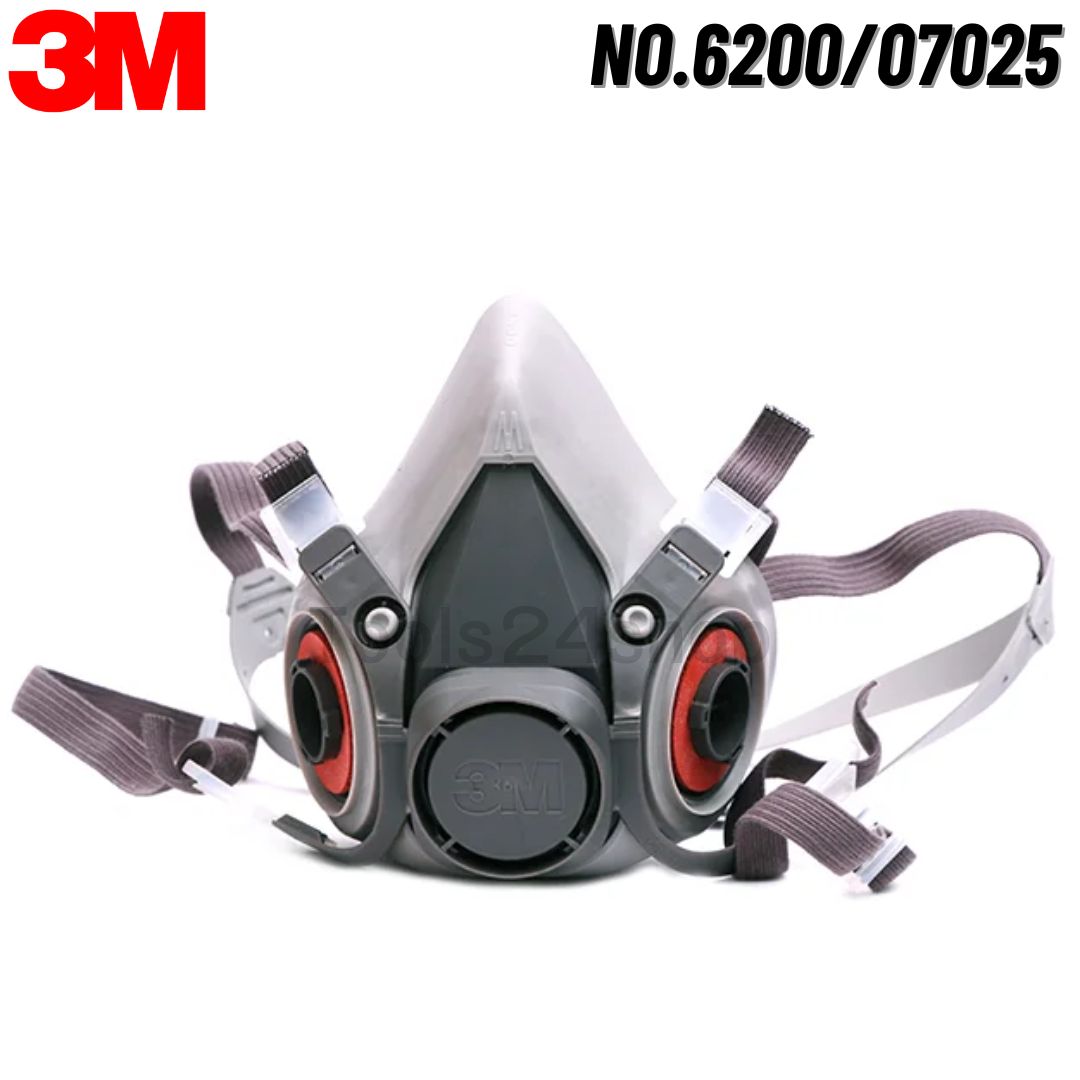 3M หน้ากากครึ่งหน้า ชนิดไส้กรองคู่ ขนาดกลาง No.6200/07025 | Lazada.co.th