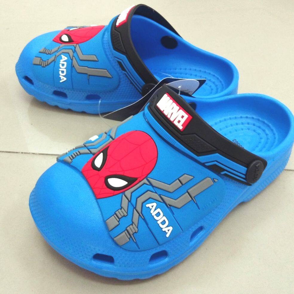 SCPPlaza รองเท้าเด็ก ทรง Crocs เด็กผู้ชาย หัวโต ปิดปลายเท้า Adda Spiderman 53503 Sale ลดราคาพิเศษ พร้อมส่งเคอรี่