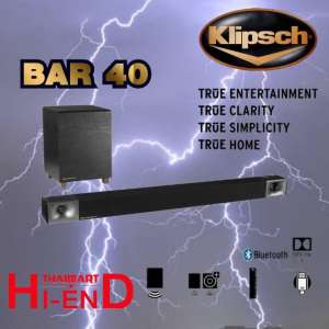 Klipsch SOUND BAR + WIRELESS SUBWOOFER BAR 40