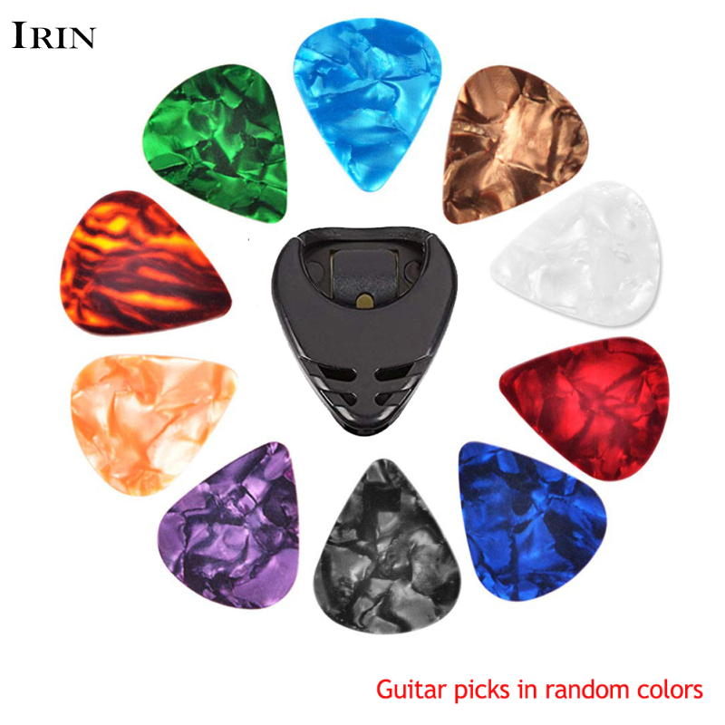10 Pcs Guitar Picks & Guitar Pick Holder Set for Acoustic Guitar