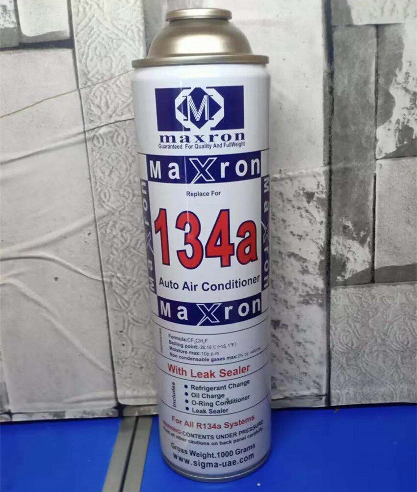 น้ำยาแอร์ R134A, 1กระป๋อง 1000g Refrigerant R134A