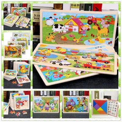 Baby Puzzles Puzzle Toys Wooden Puzzles Preschool Kids Toys