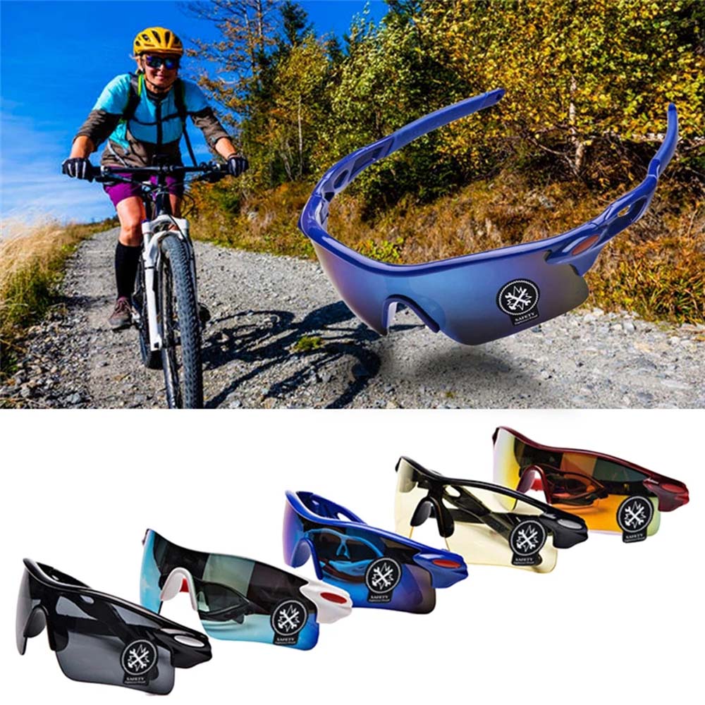 ADBNTYK ตกปลากีฬาแว่นตาป้องกันแว่นตาขี่จักรยาน Mountain จักรยานเสือหมอบแว่นตากันแดดแว่นตาปั่นจักรยานขี่จักรยานแว่นตา UV400ผู้ชายแว่นตากันแดด