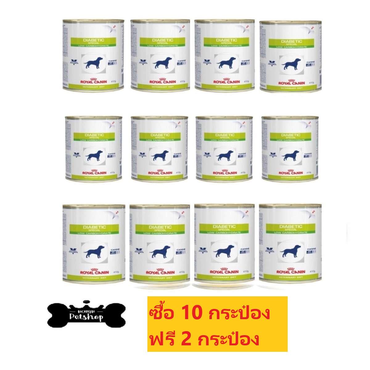 รีวิว Royal Canin Diabetic Special Low Carbohydrate Canned Dog Food Can