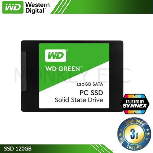 ด่วน ของมีจำนวนจำกัด SSD 120/240/480 GB WD GREEN Solid State Drive (WDS120G2G0A) By Synnex ใครยังไม่ลอง ถือว่าพลาดมาก !!