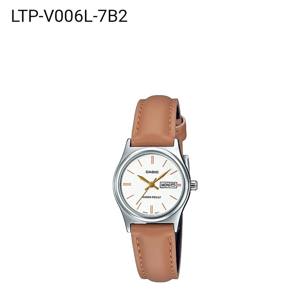Casio แท้ 100% รุ่น LTP-V006L นาฬิกาผู้หญิง สายหนัง