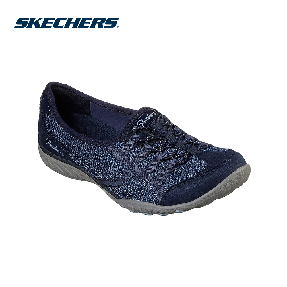 Skechers สเก็ตเชอร์ส รองเท้า ผู้หญิง Breathe-Easy Active Shoes - 23817-NVY