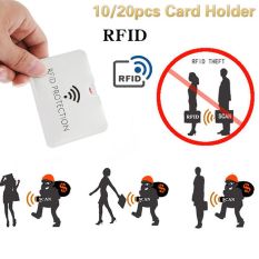 DULOUS Bình thường Nhà NFC Chống trộm RFID Kim loại được bảo vệ Bảo vệ chủ sở hữu Bộ thẻ Hộp đựng thẻ Tay áo chặn
