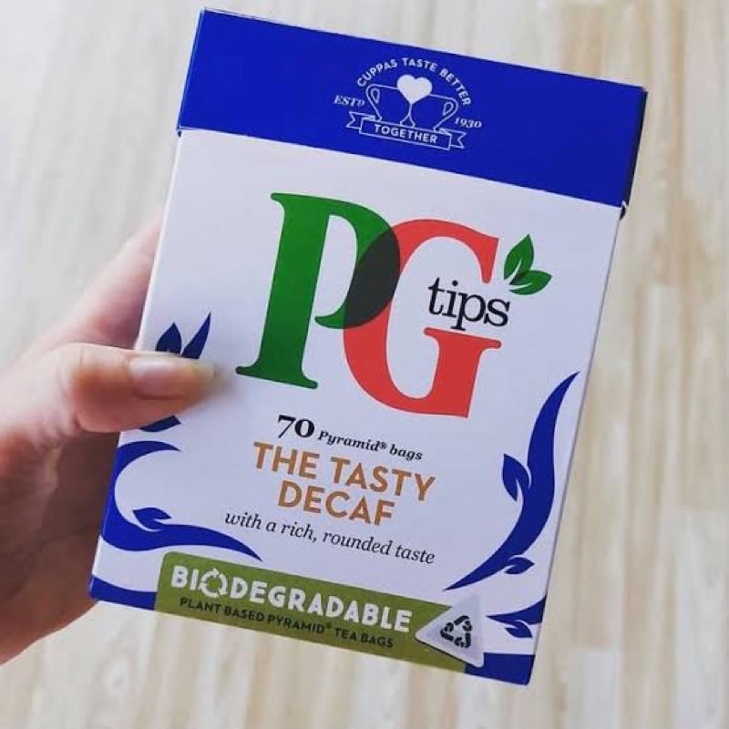 🔶New Item🔶 (Buy 3 get free 1) PG Tips Pyramid The Tasty Decaf Tea Bags